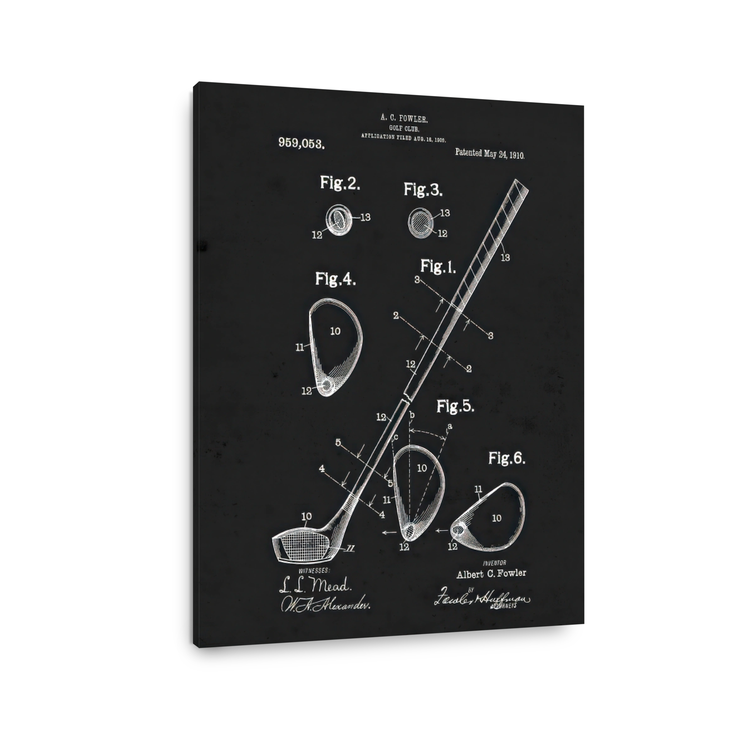 Golf Club Patent Blueprint