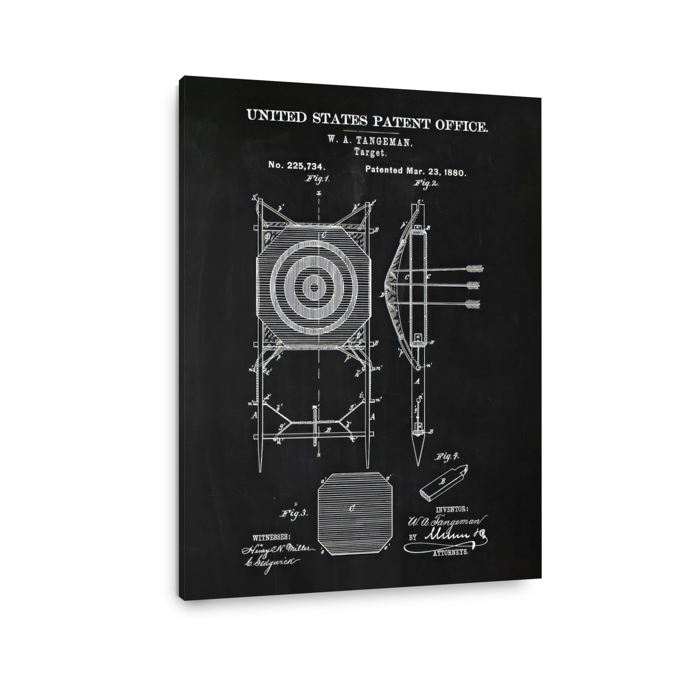 Vintage Target Patent Blueprint