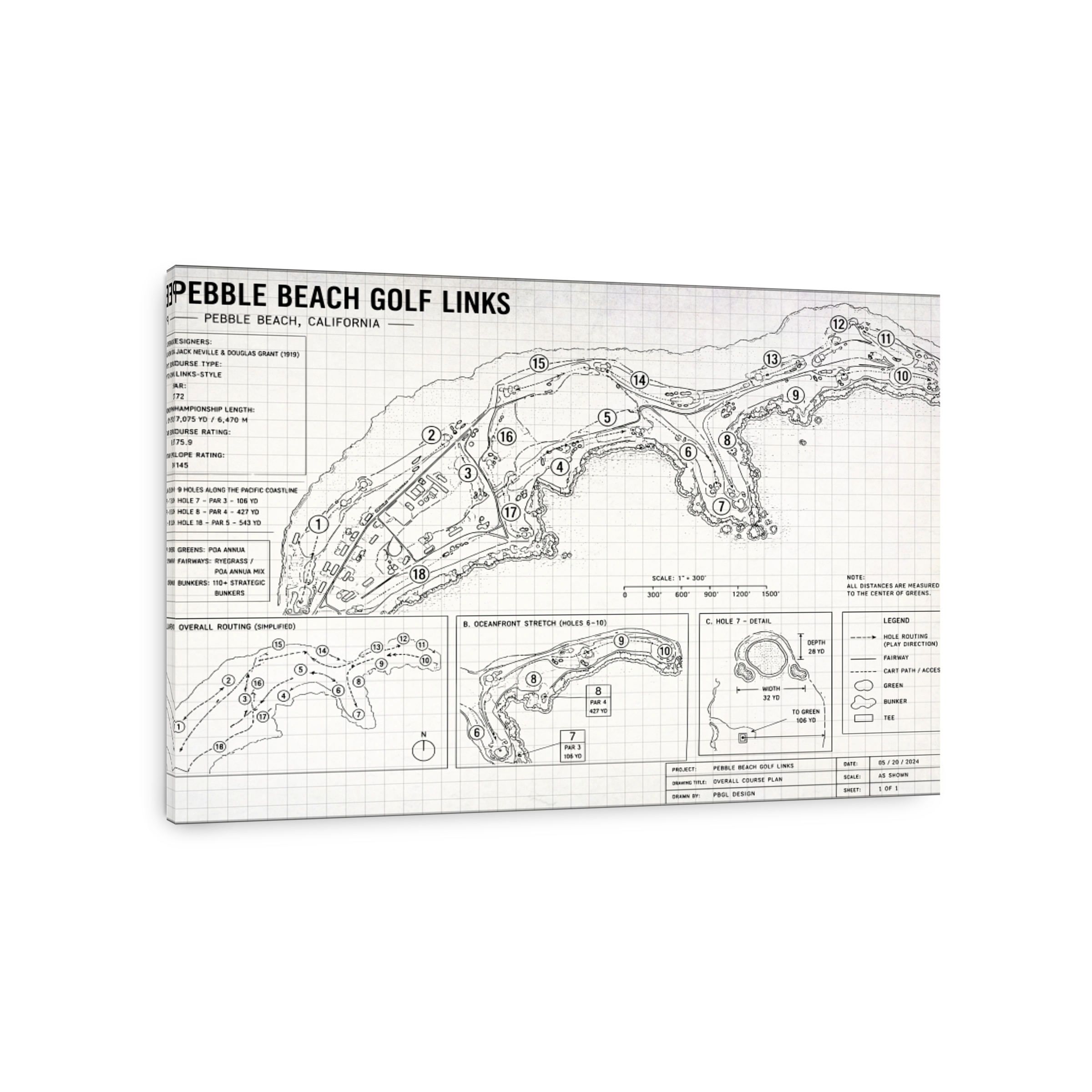 Pebble Beach Golf Links Blueprint