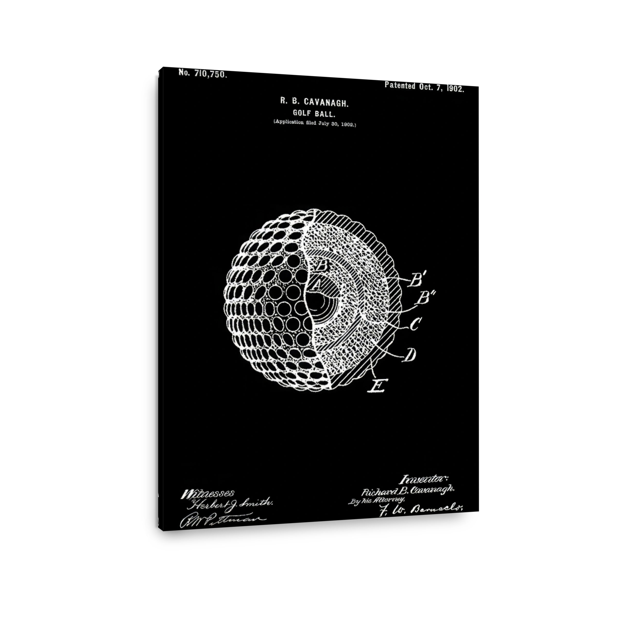Golf Ball Patent Blueprint
