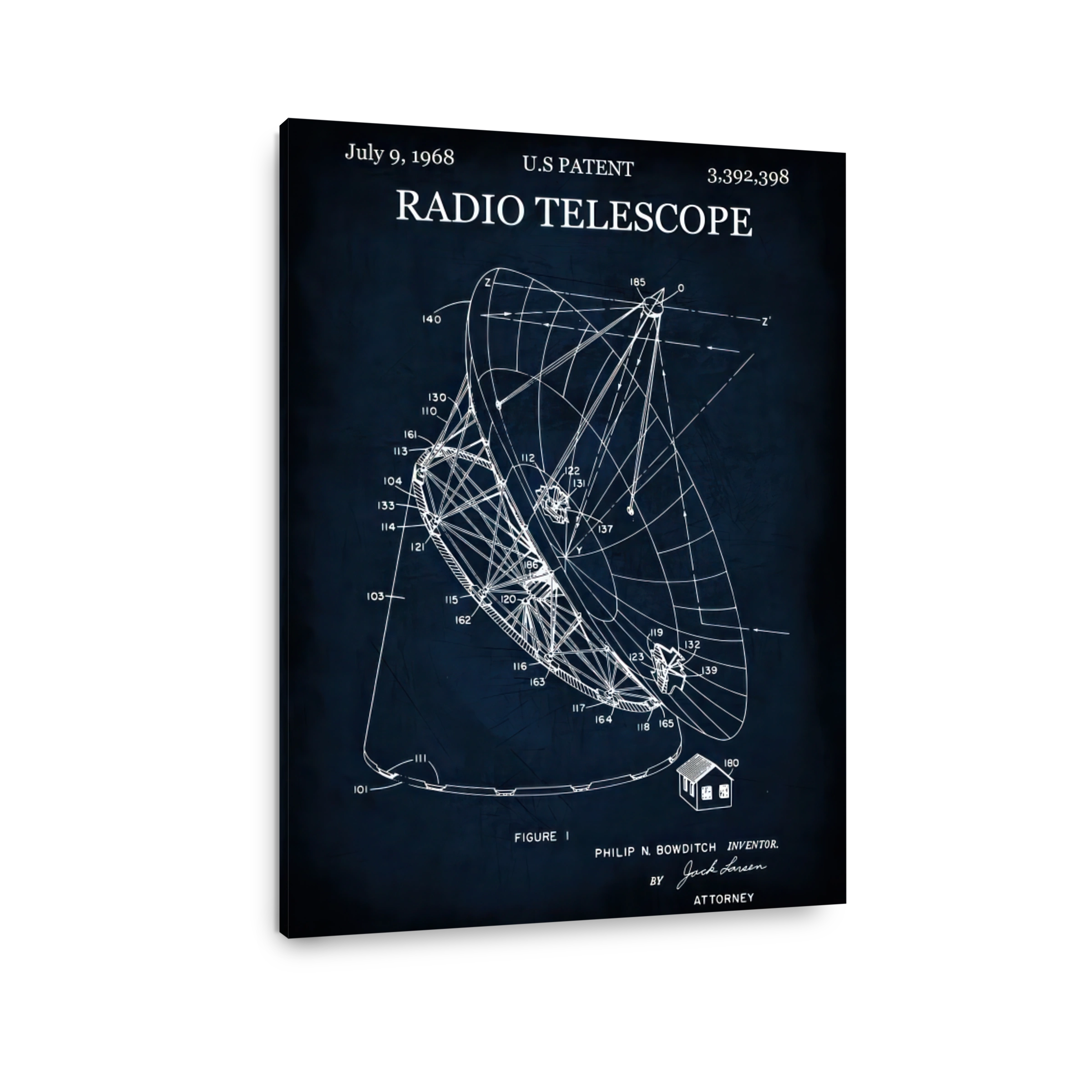 Radio Telescope Patent Blueprint