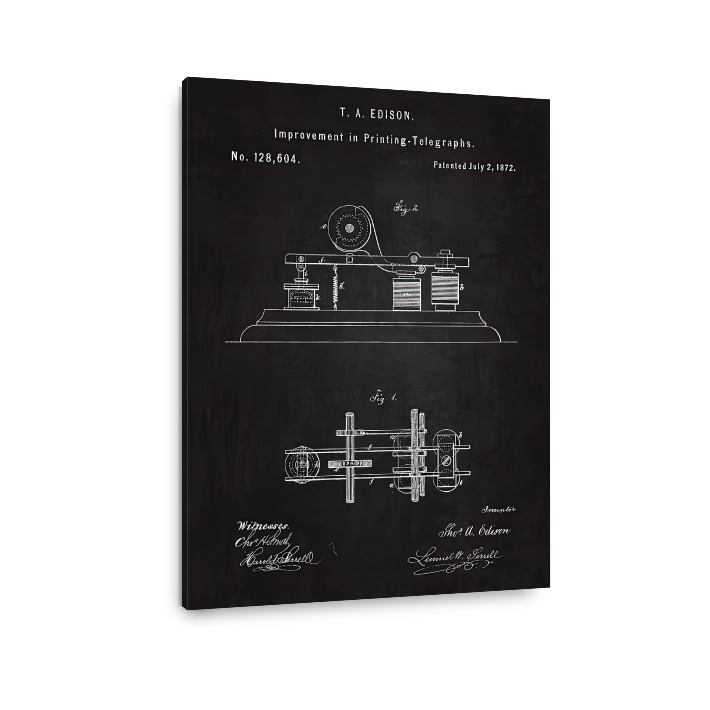 Edison Printing Telegraph Patent