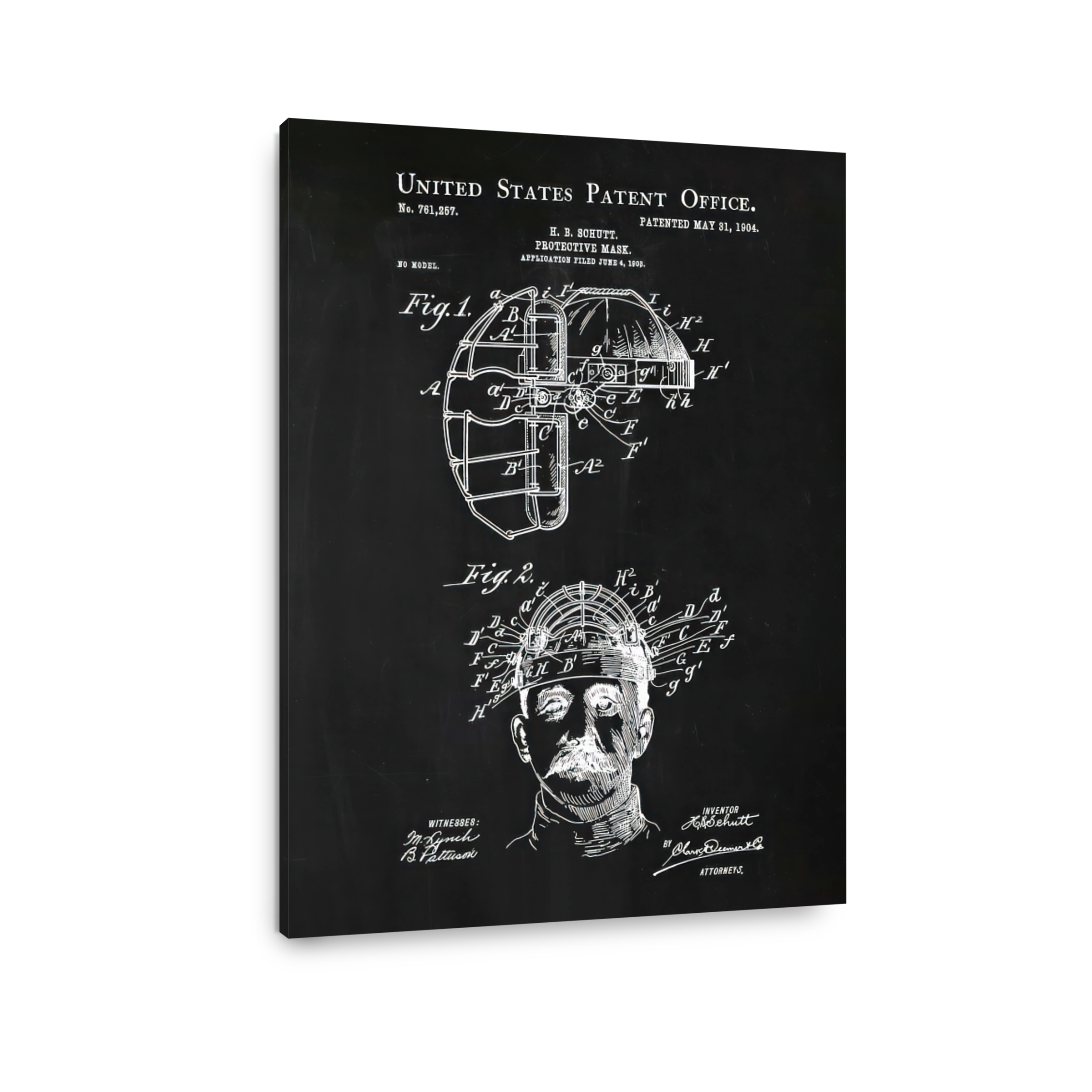Protective Mask Patent Drawing