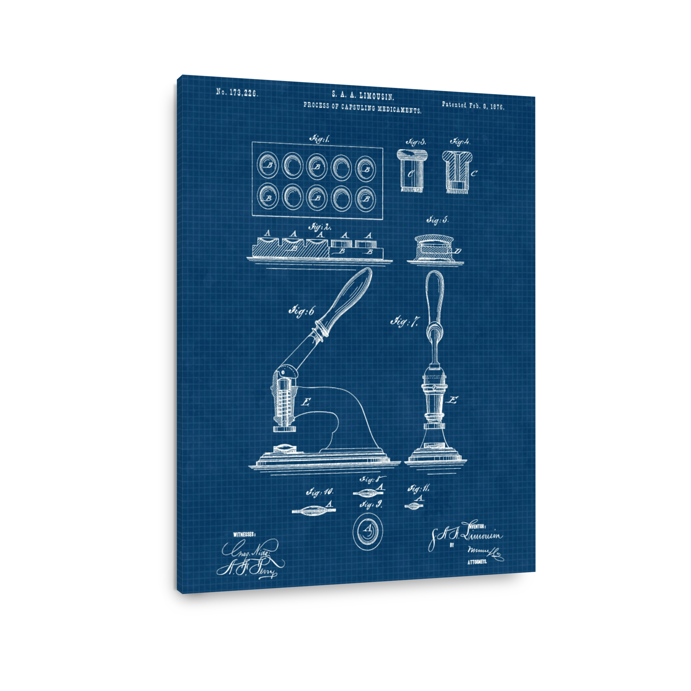 Medicament Capsule Machine Patent Blueprint