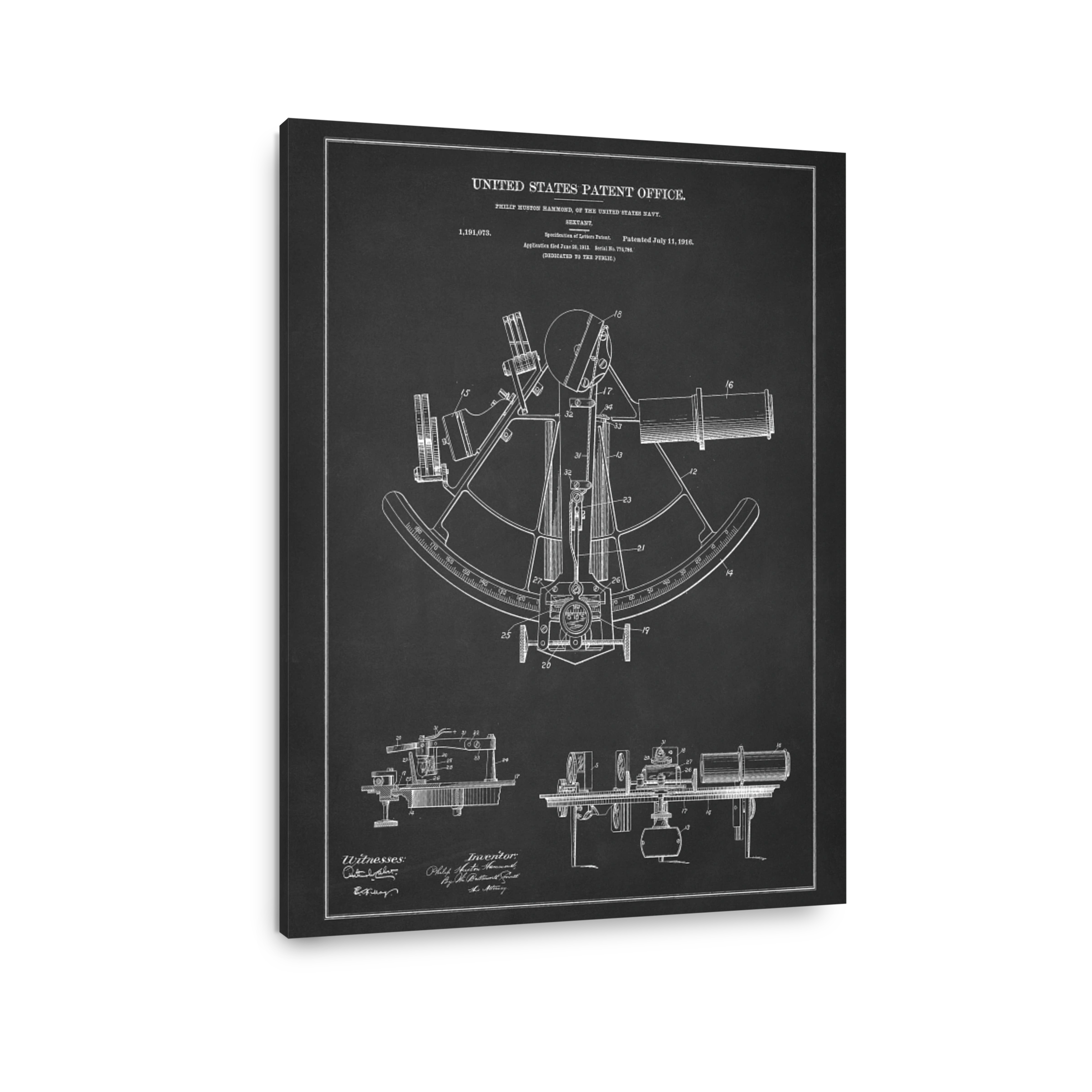 Sextant Patent Blueprint