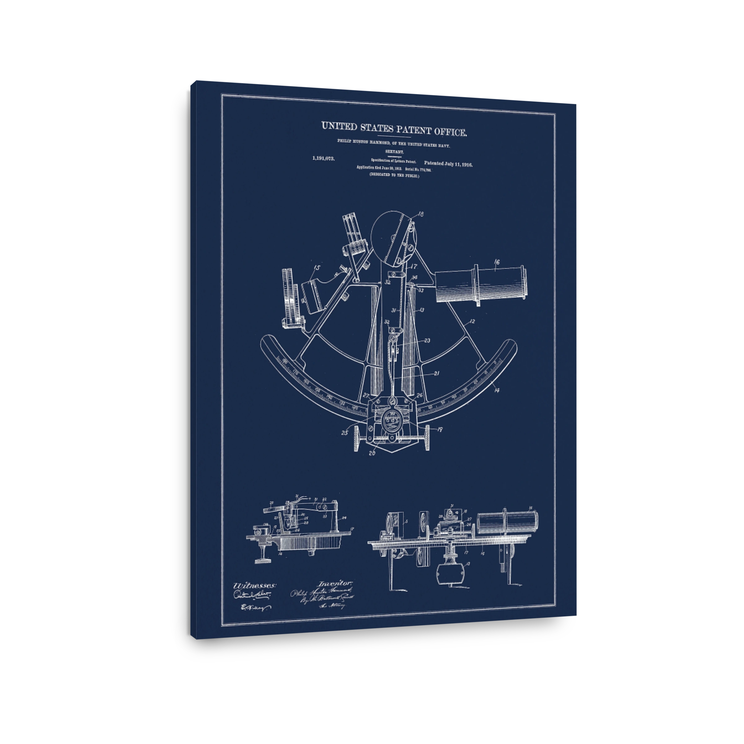 Sextant Patent Blueprint