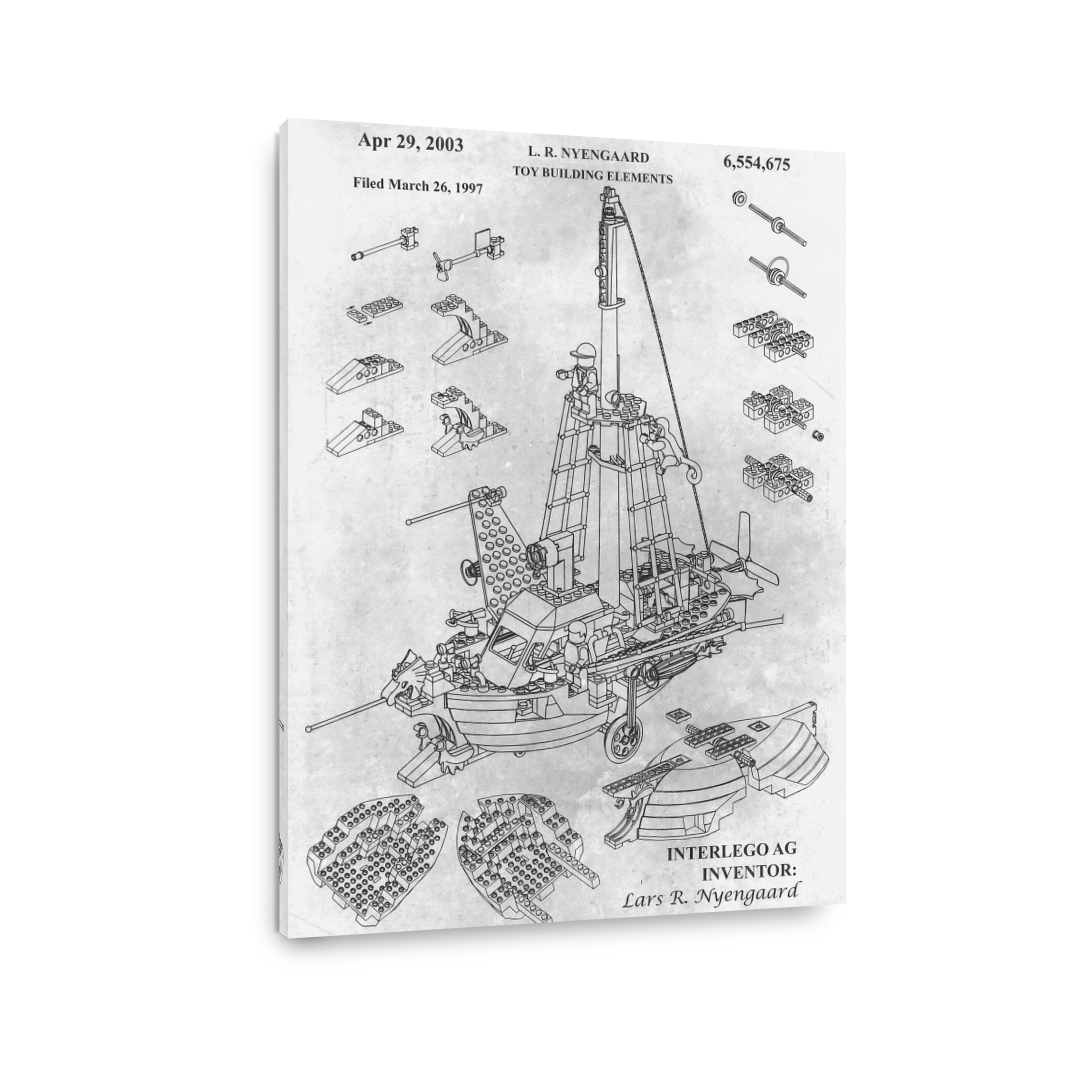 Toy Building Elements Blueprint