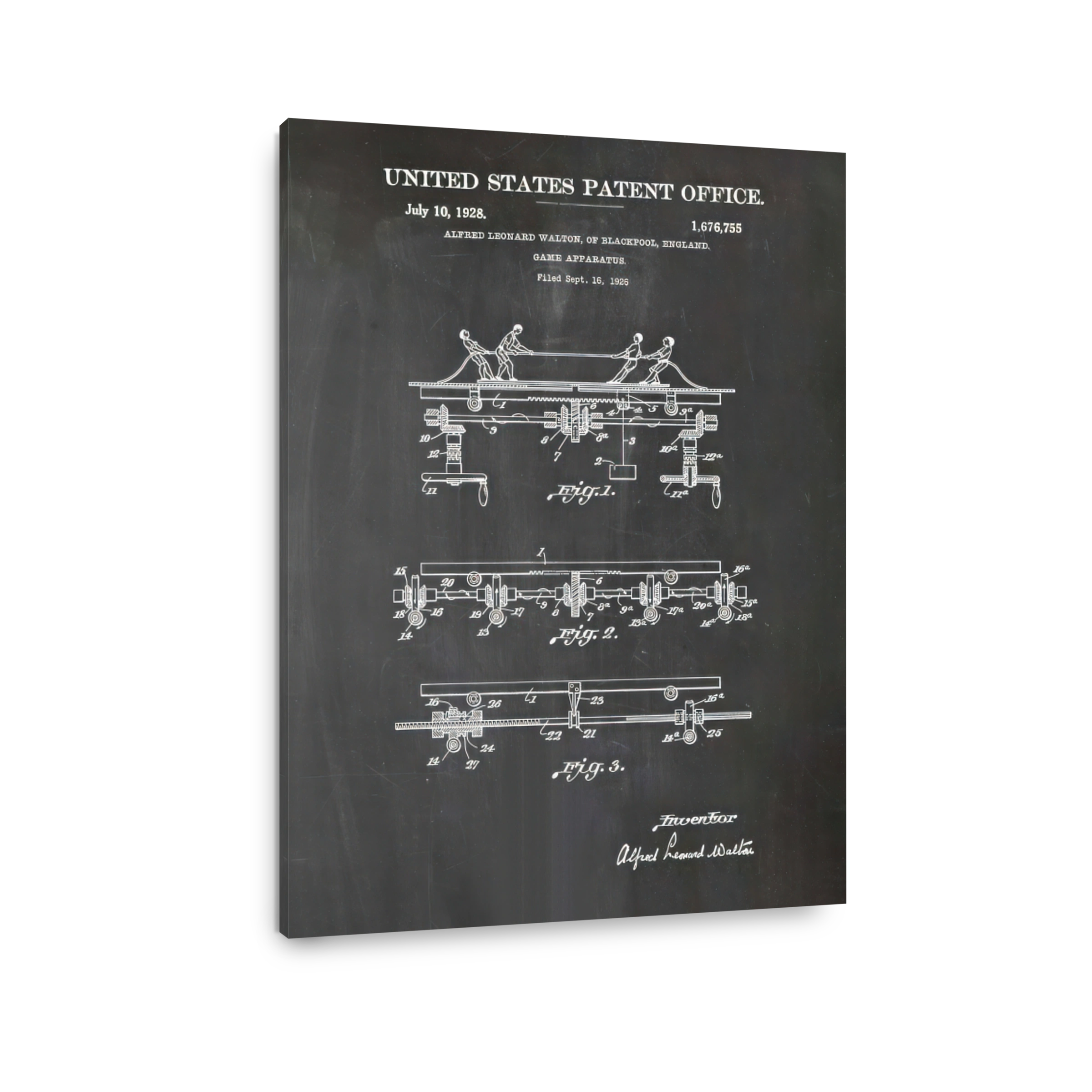 United States Patent Game Apparatus Drawing