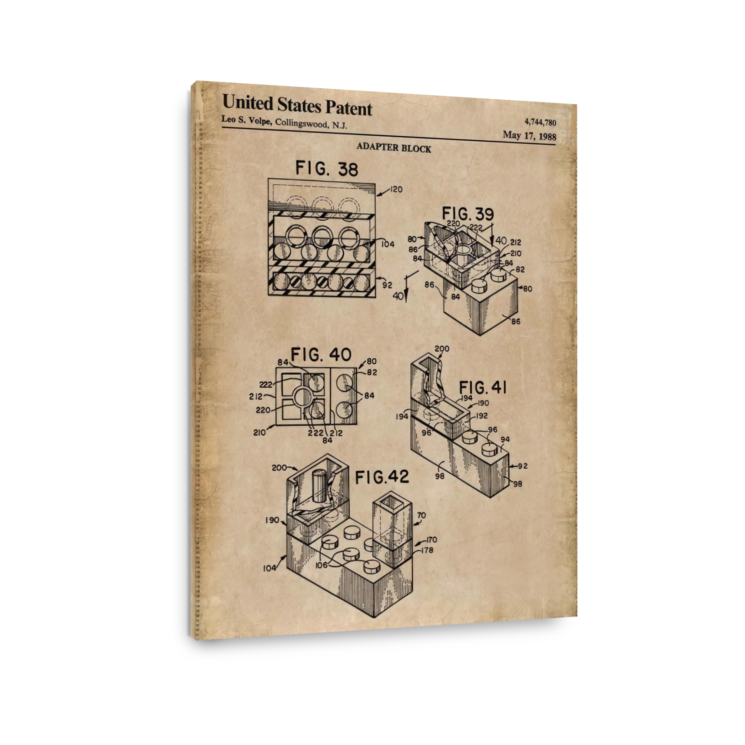 Adapter Block Patent Drawings