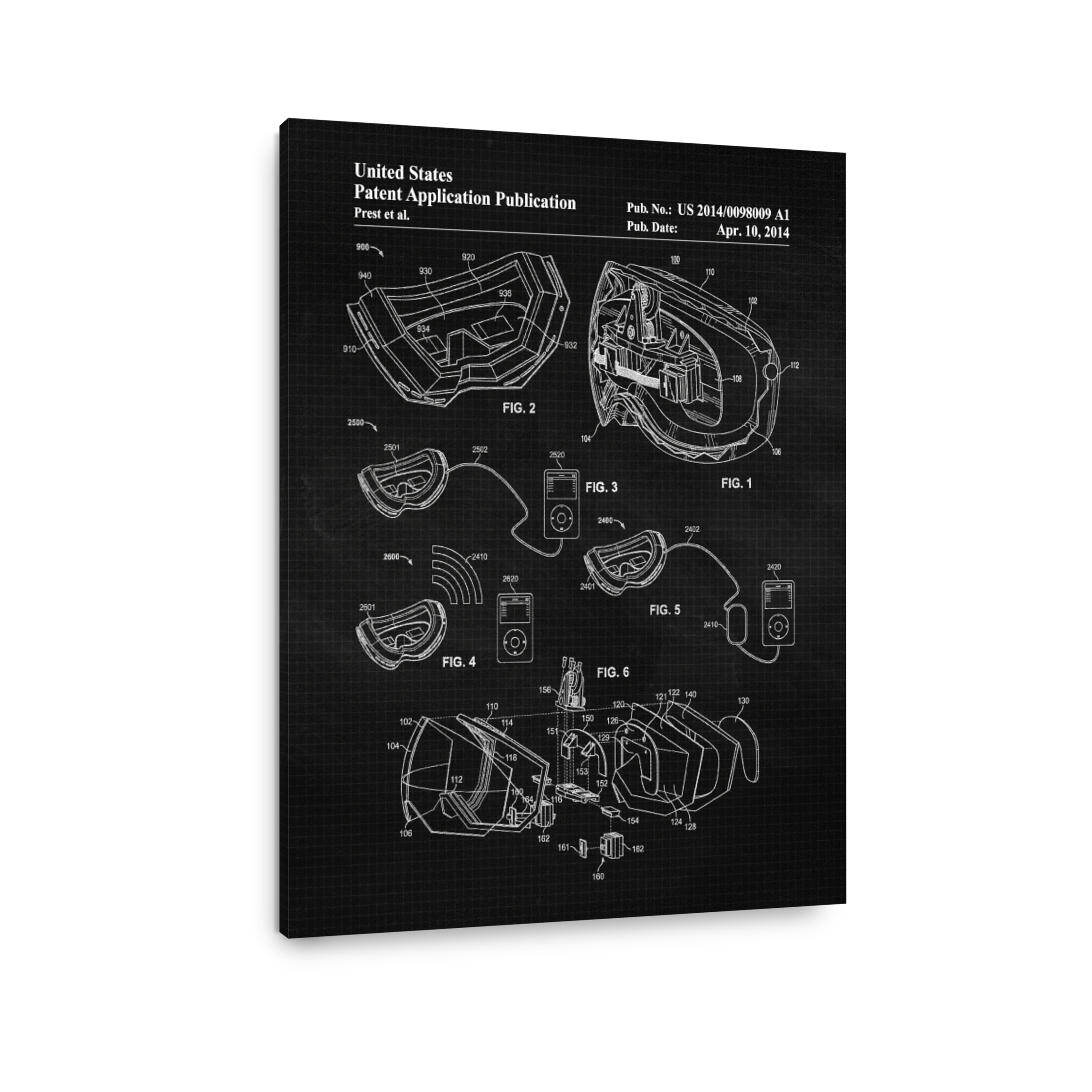 Technical Patent Drawings Blueprint