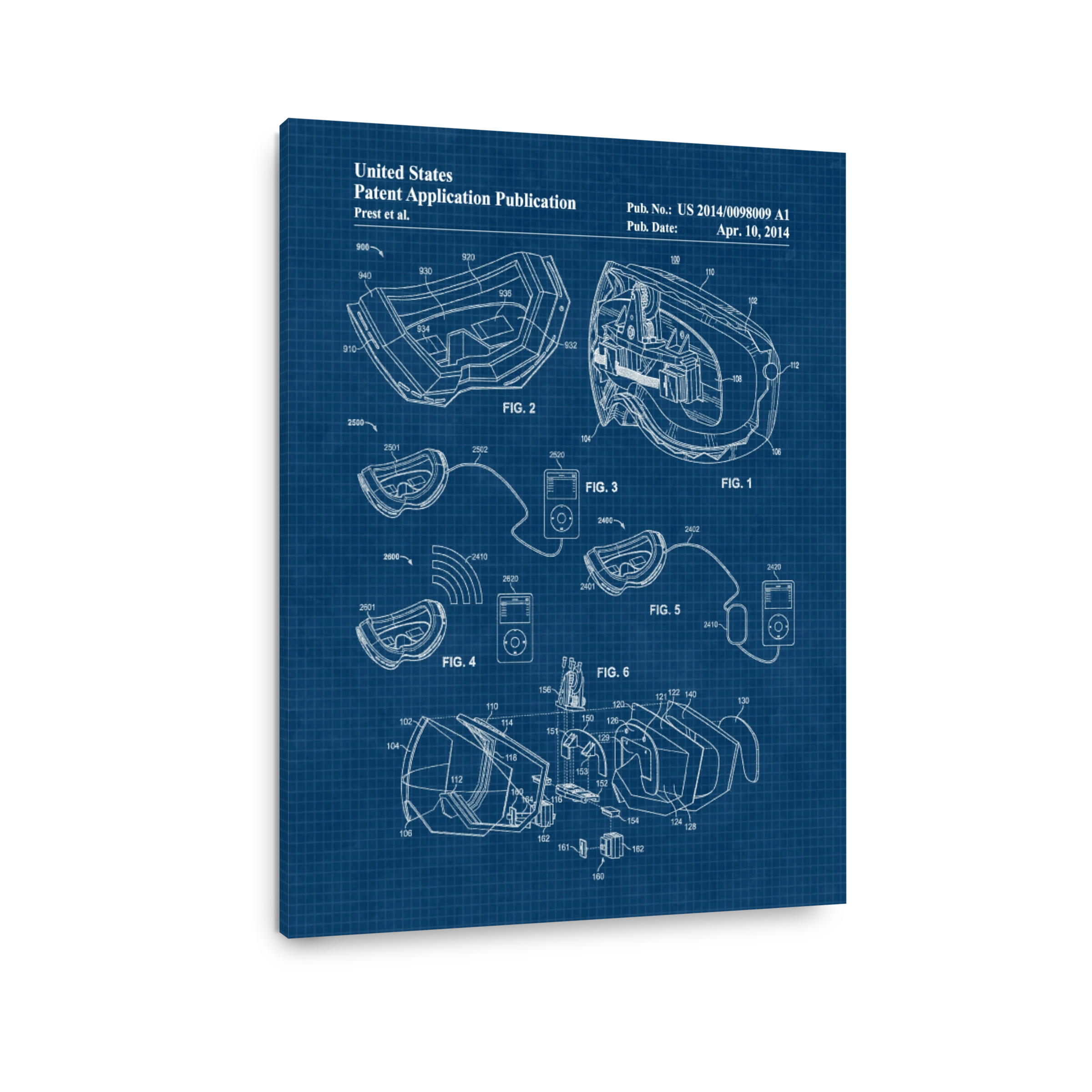 Patent Application Drawings Blueprint