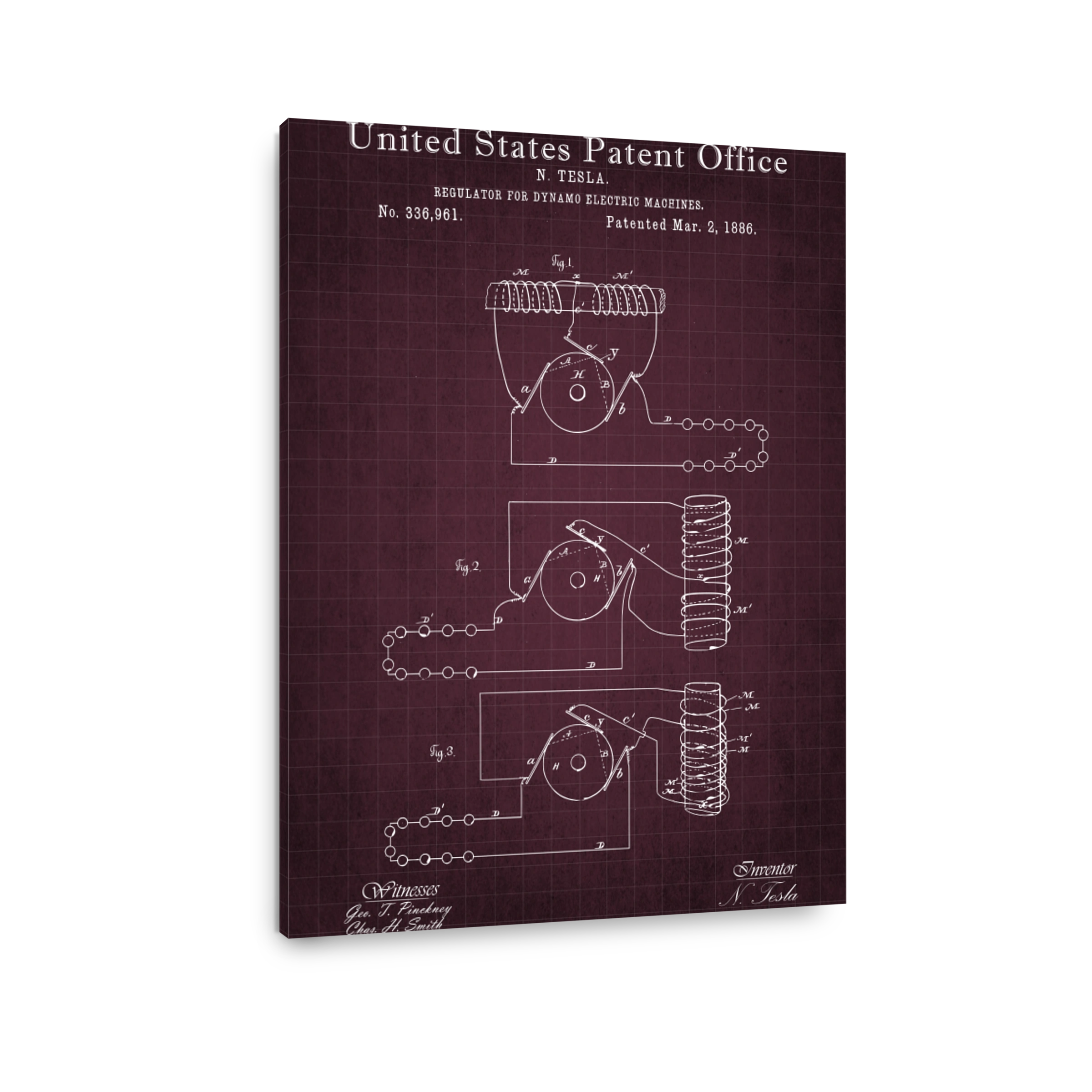 Tesla Dynamo Electric Machine Patent
