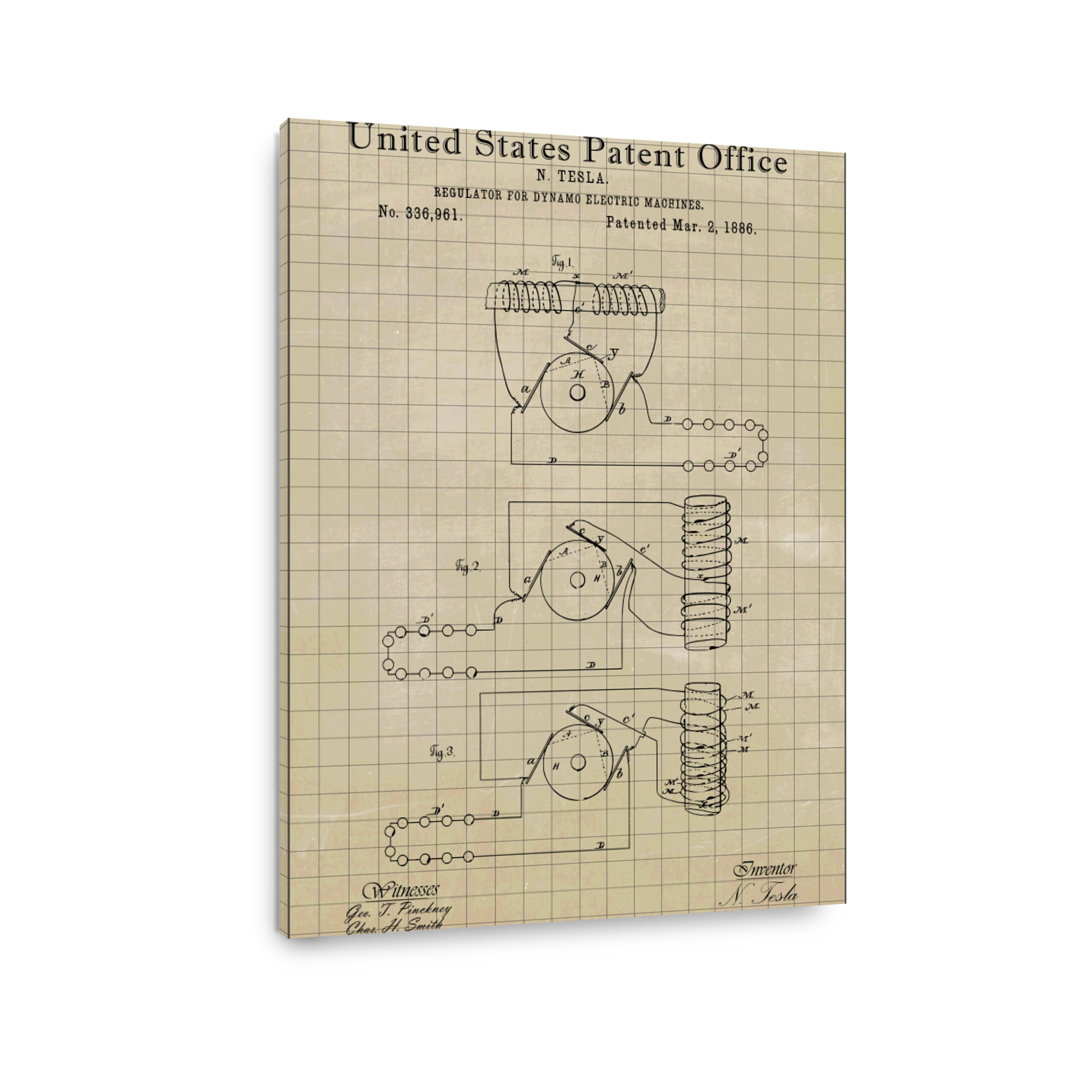 Tesla Dynamo Electric Machine Patent