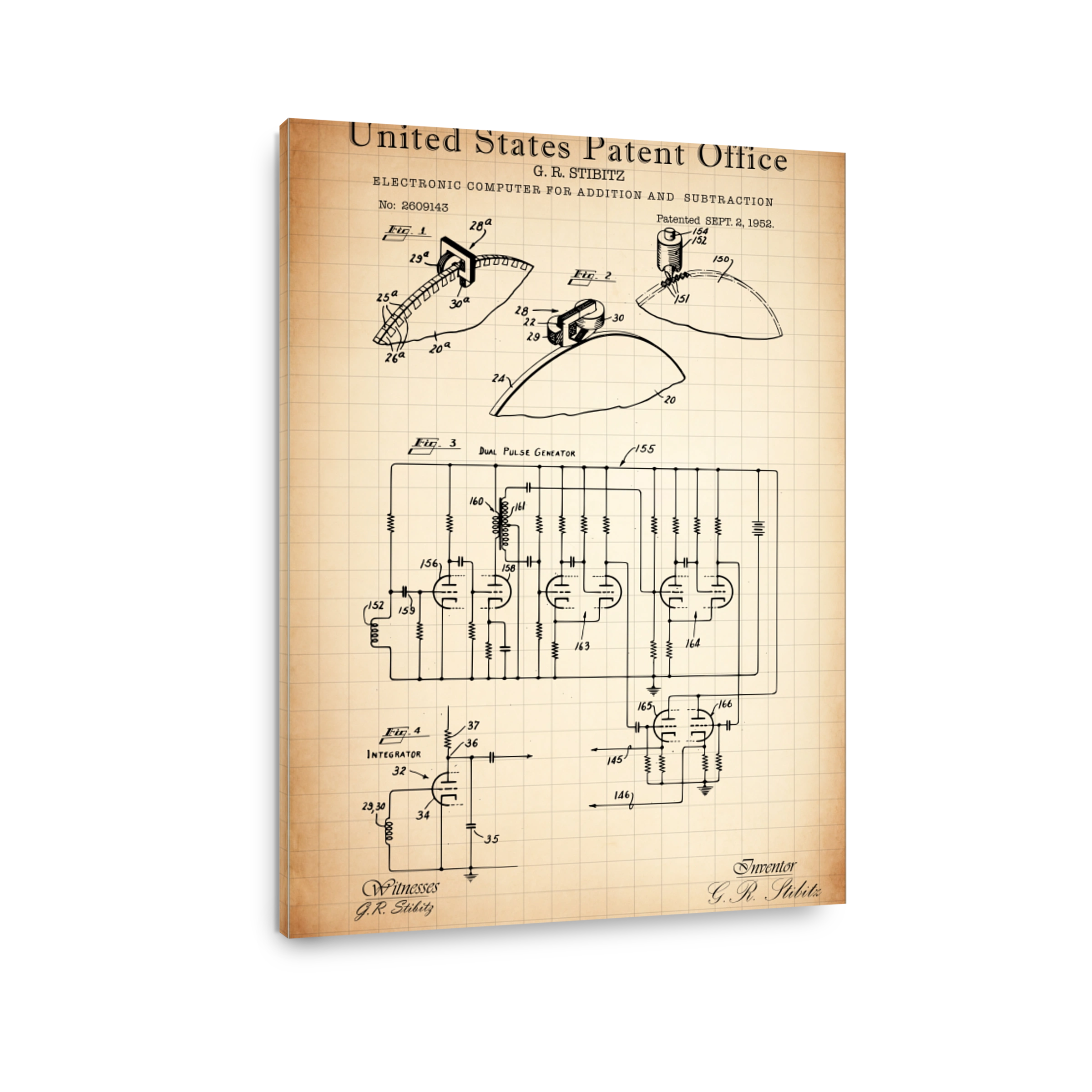 G.R. Stibitz Electronic Computer Patent