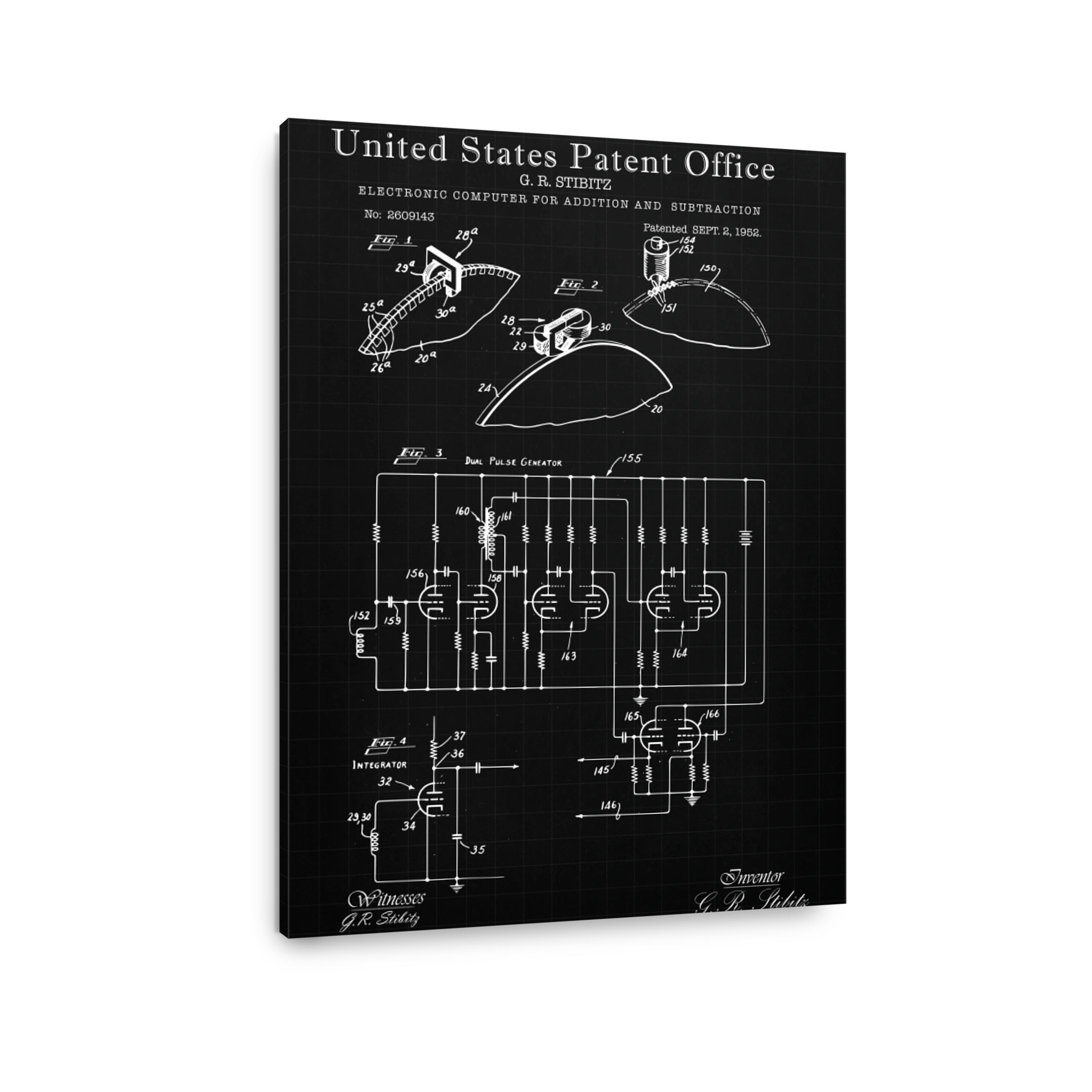 Vintage Electronic Computer Patent Art