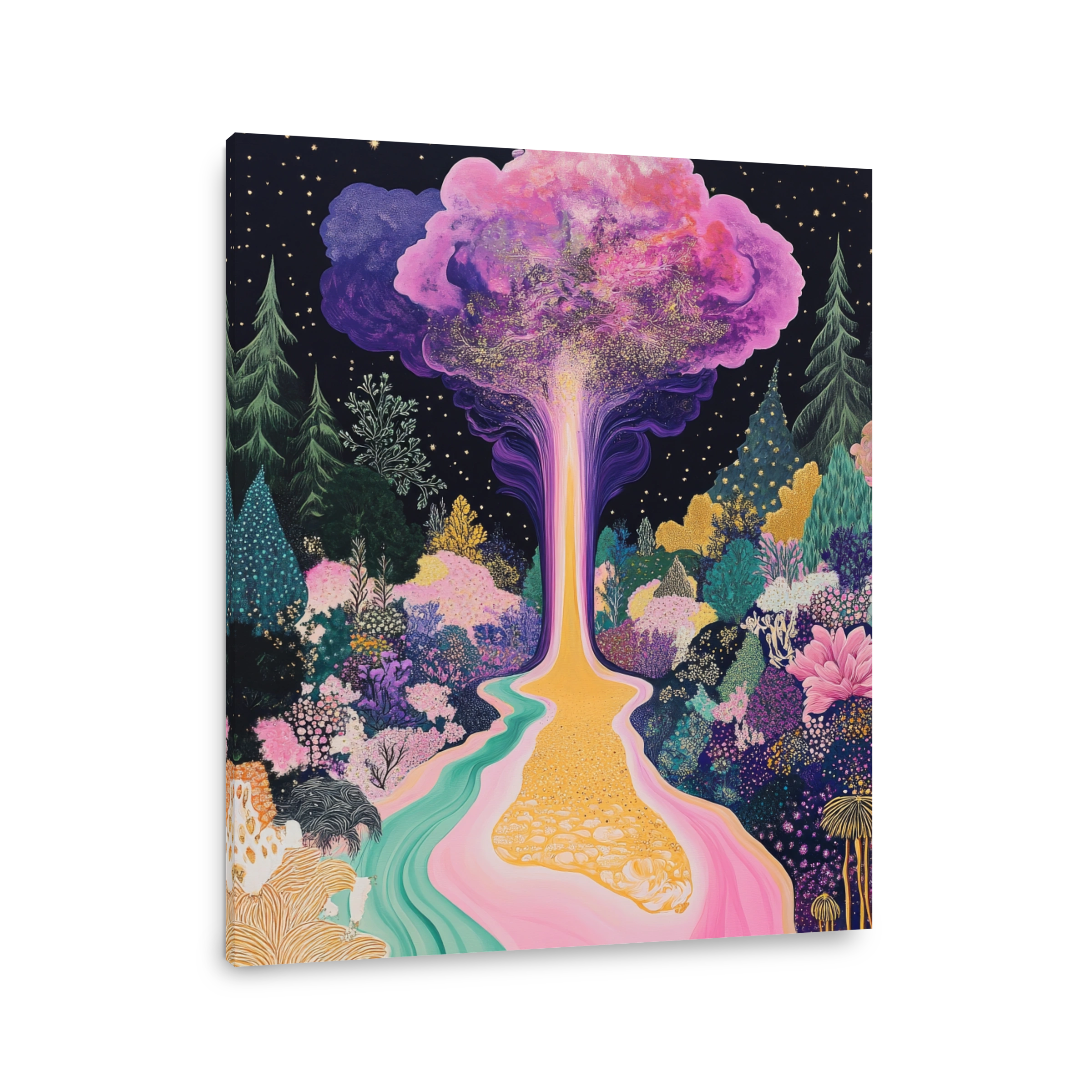 Vibrant Cosmic Nature Landscape