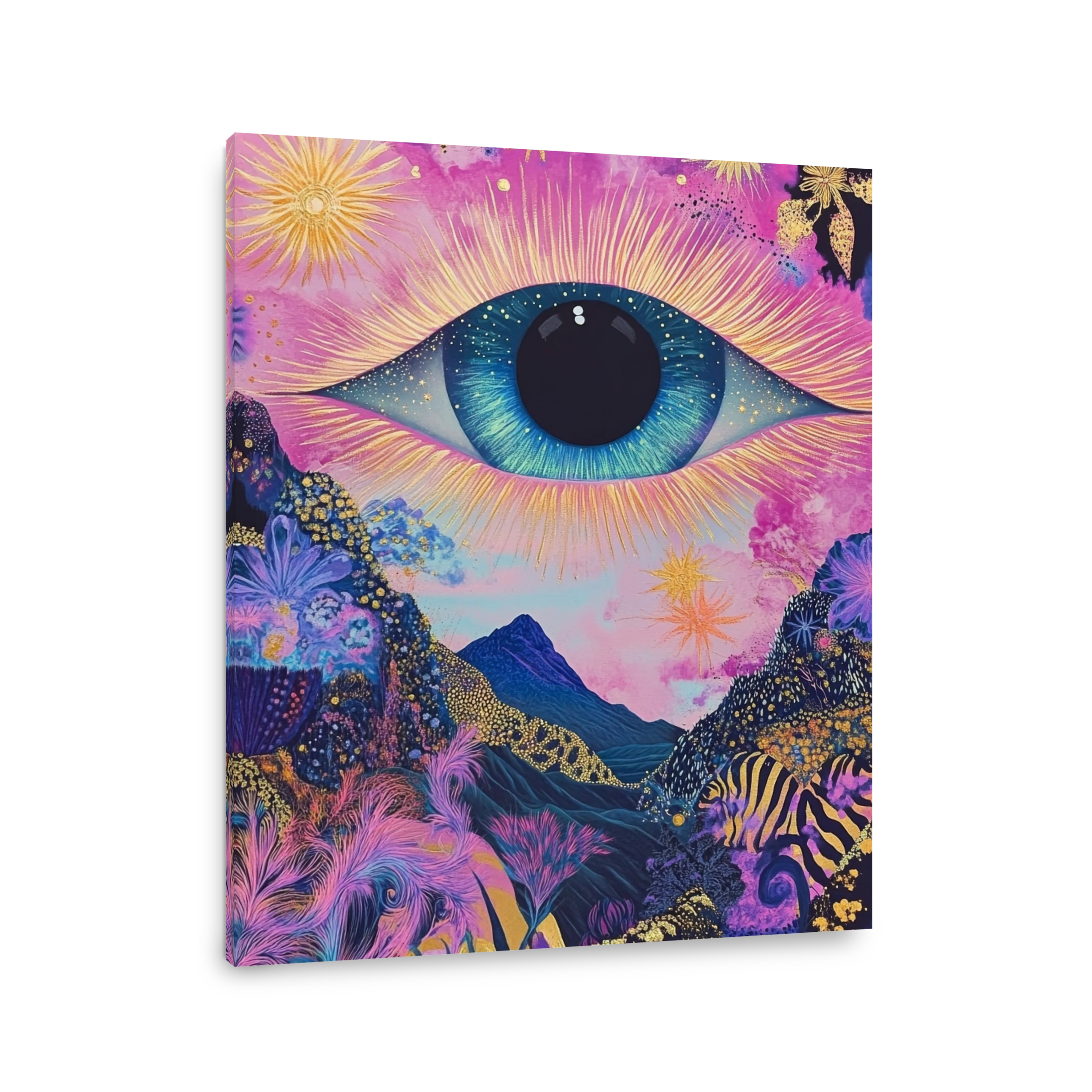 Mystical Cosmic Eye Landscape Art