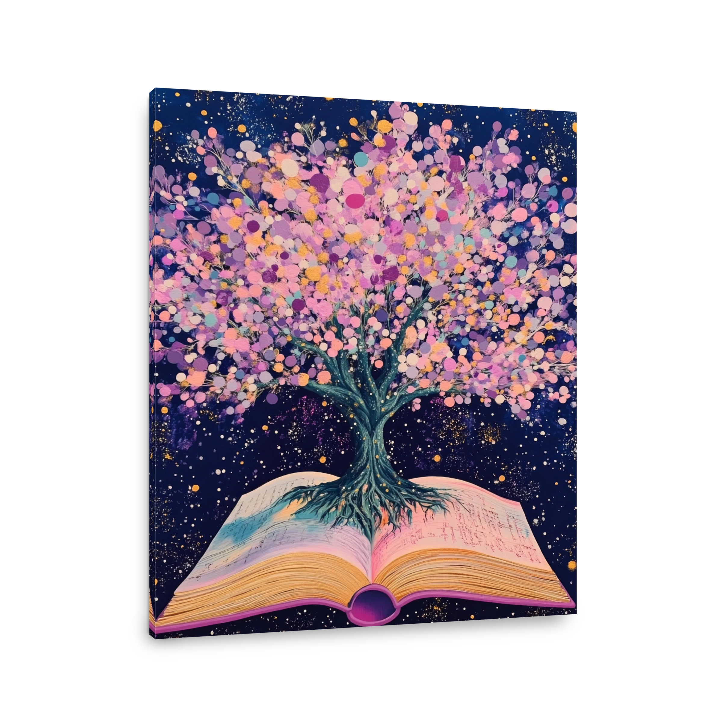 Whimsical Tree of Knowledge Painting