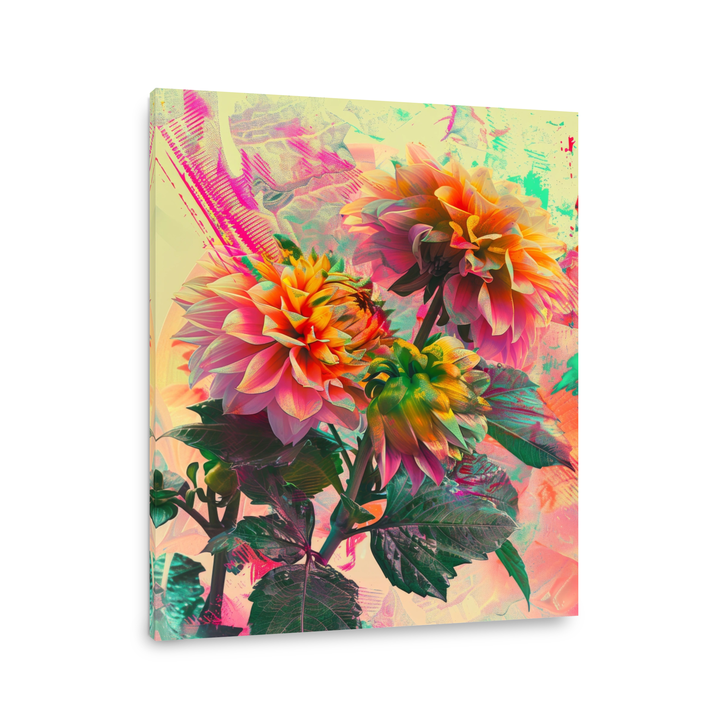 Vibrant Dahlia Digital Art