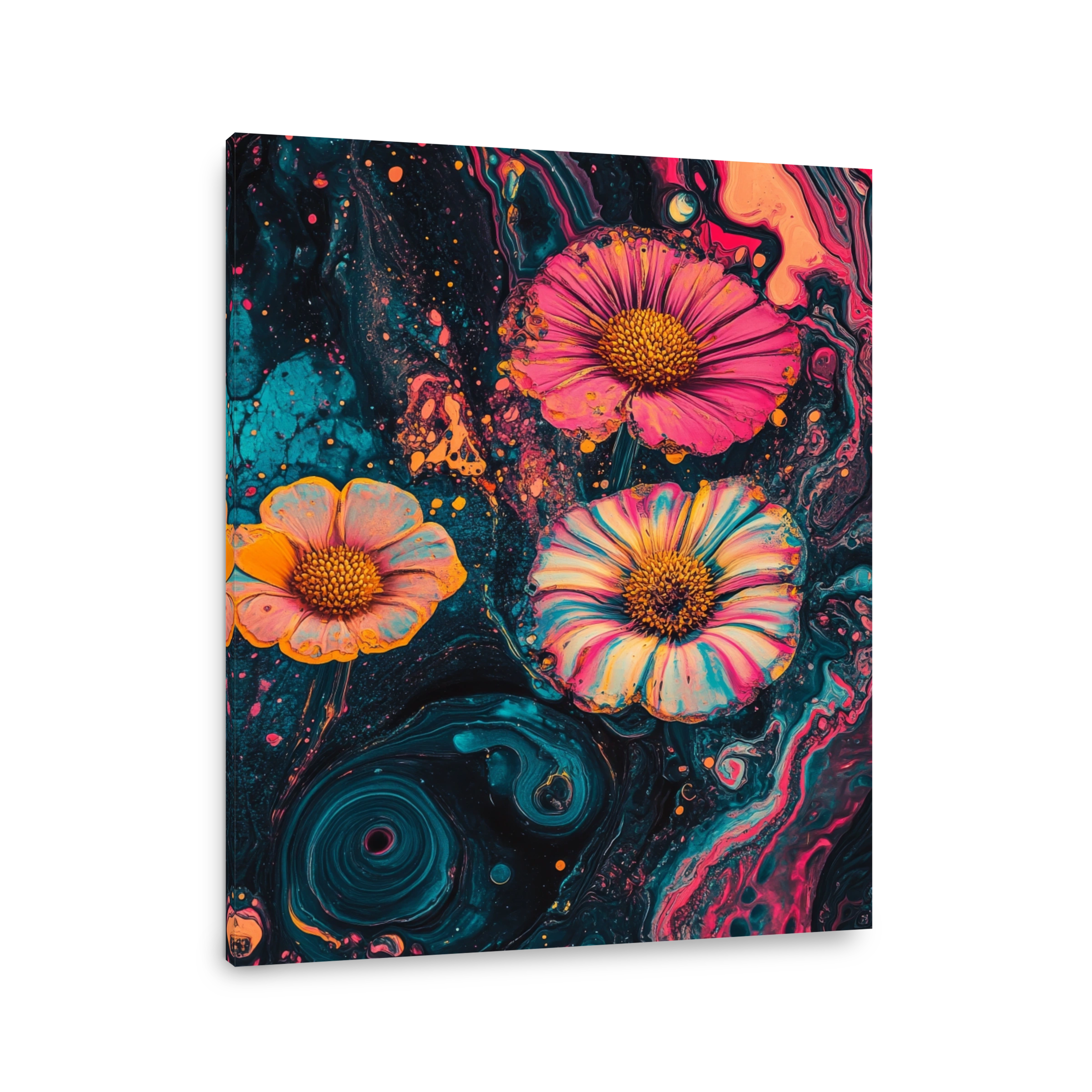 Vibrant Floral Digital Art