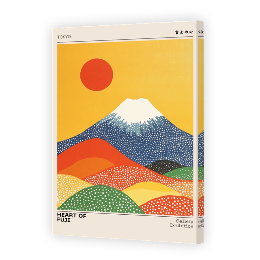 Heart of Fuji Mount Fuji Artwork