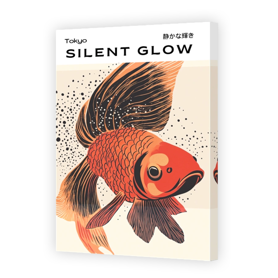 Serene Goldfish Poster Art