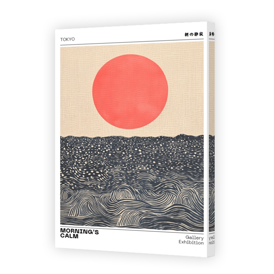 Sunrise Over Water Poster Art