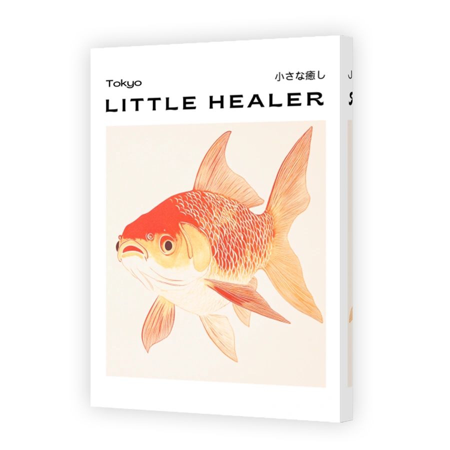Serene Goldfish Poster Art
