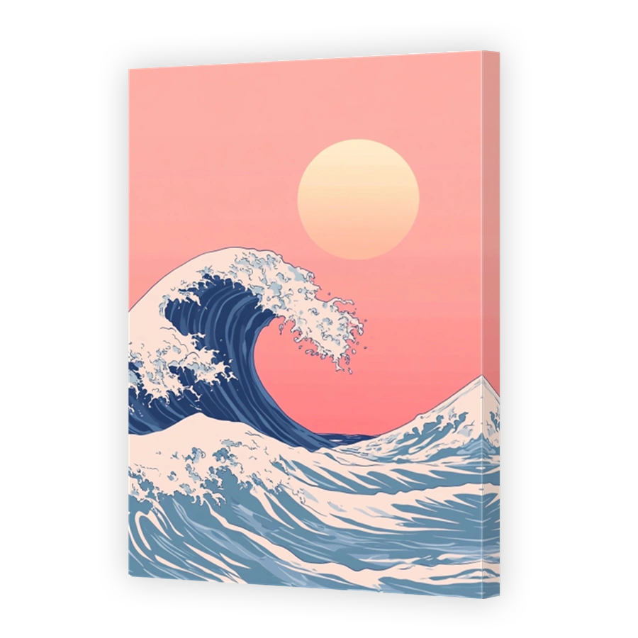 Dramatic Great Wave Poster Art