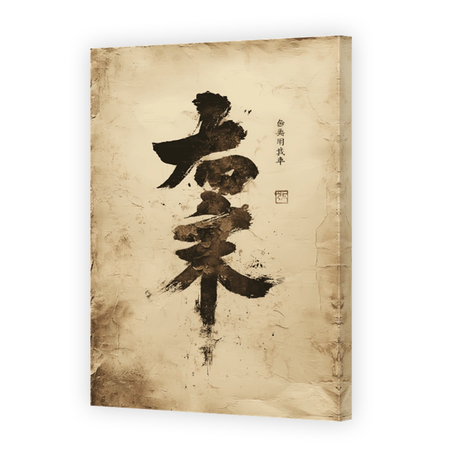 Serene Japanese Calligraphy Art