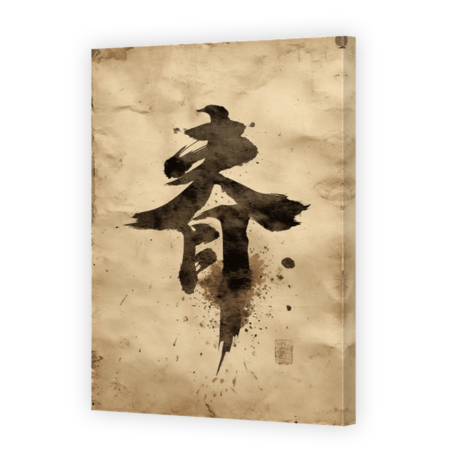 Serene Japanese Calligraphy Art