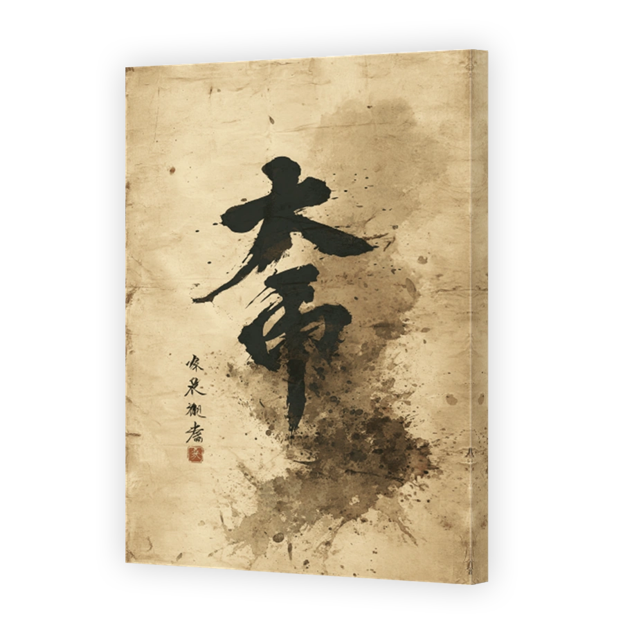 Serene Japanese Calligraphy Art
