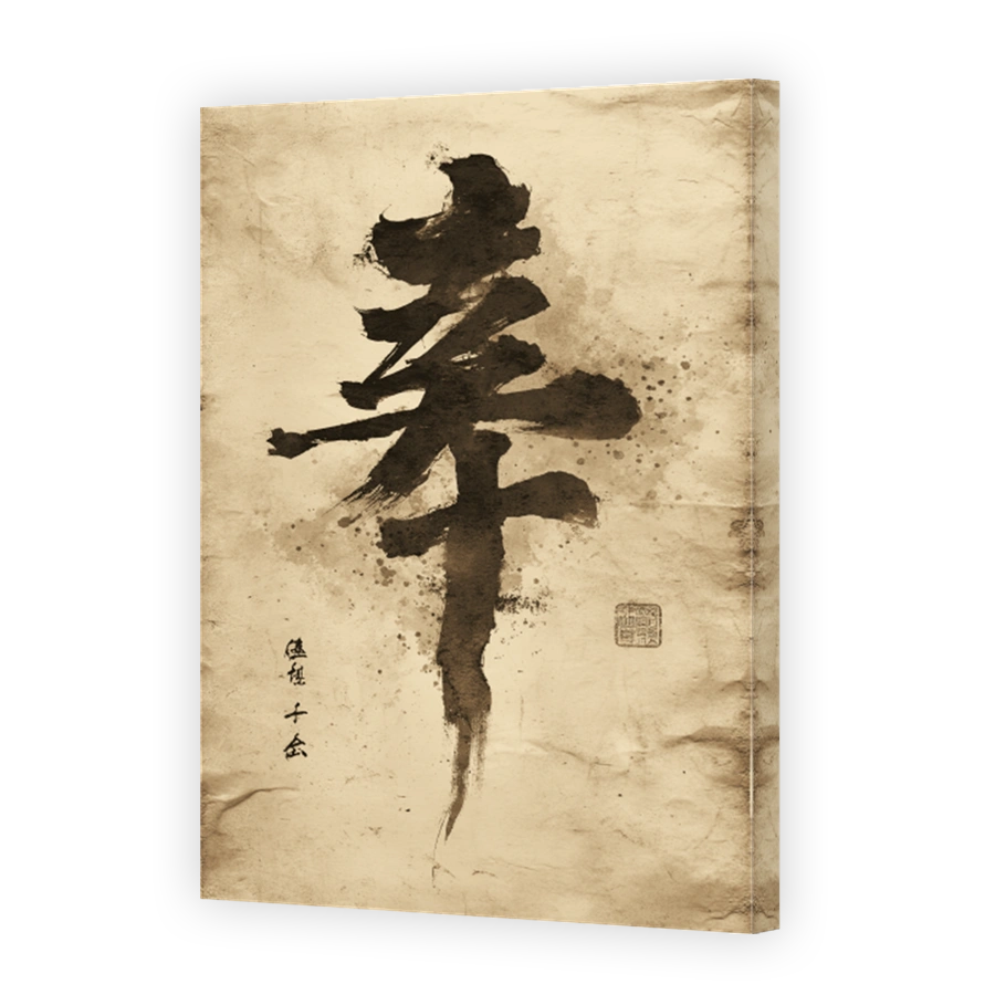 Serene Japanese Calligraphy Art