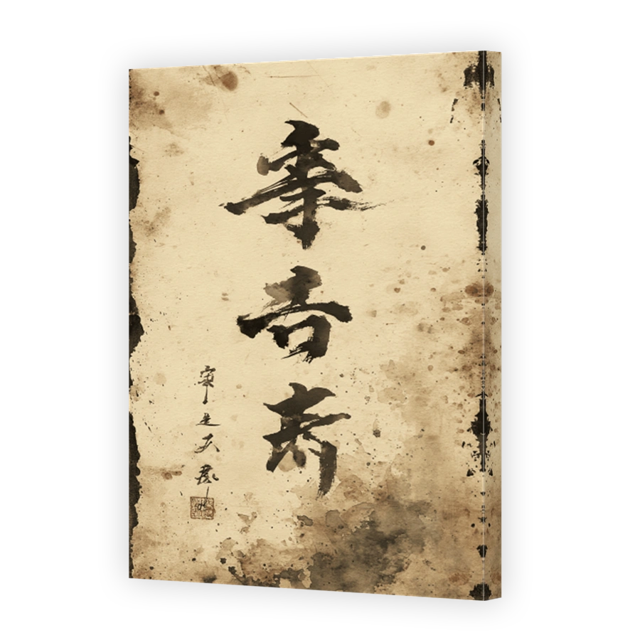 Serene Japanese Calligraphy Art