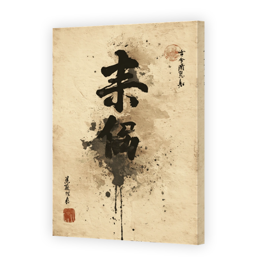 Serene Japanese Calligraphy Art