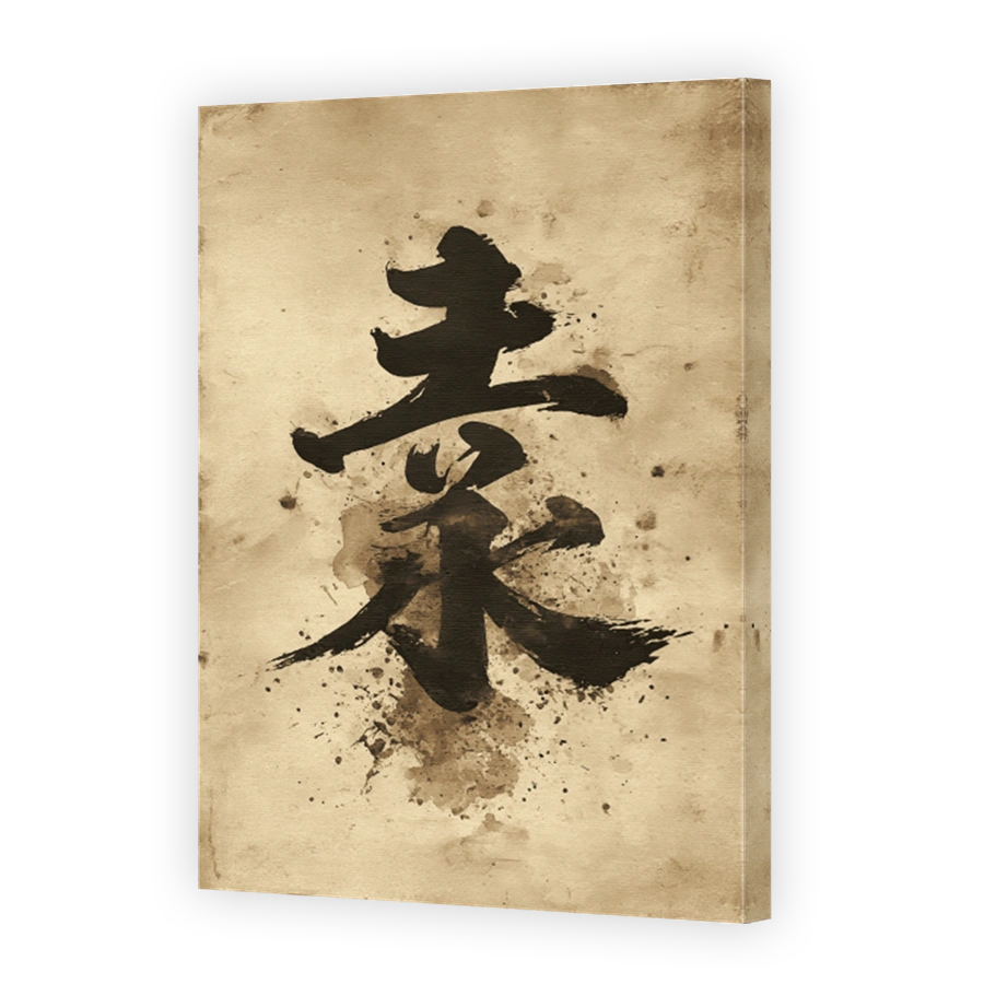 Serene Japanese Calligraphy Art
