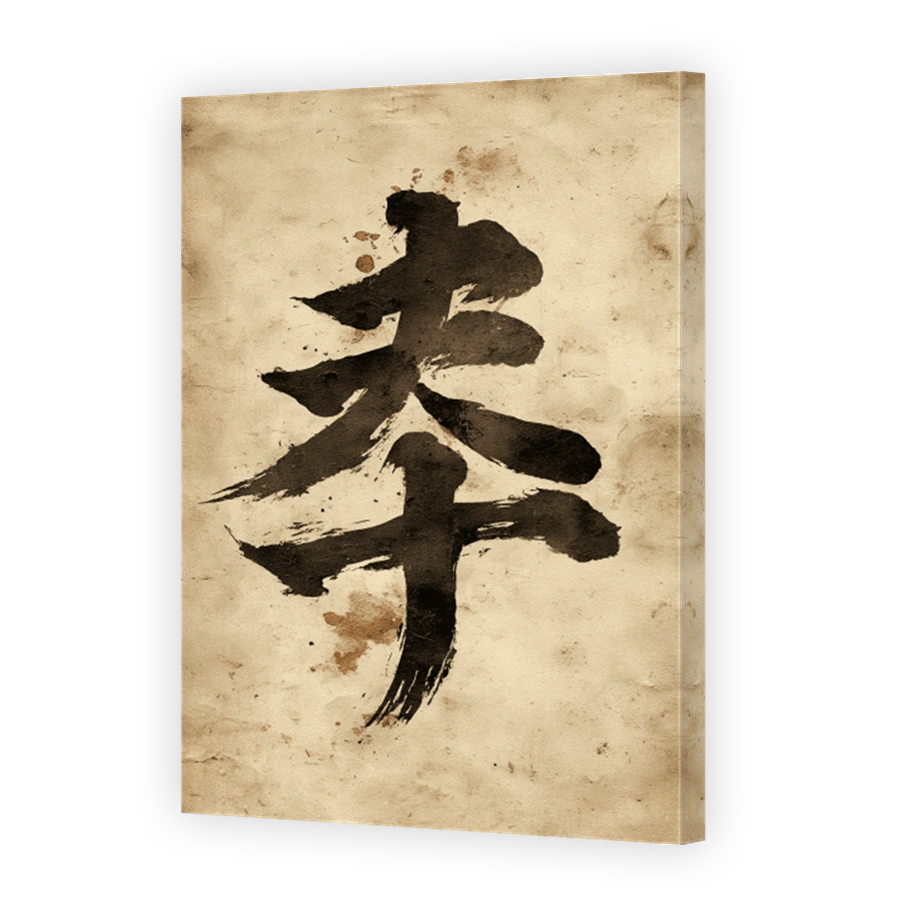 Serene Japanese Calligraphy Art