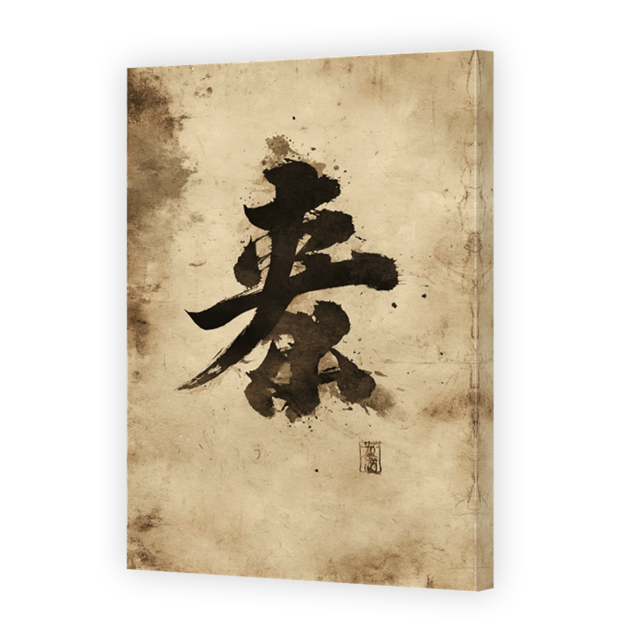 Serene Japanese Calligraphy Art