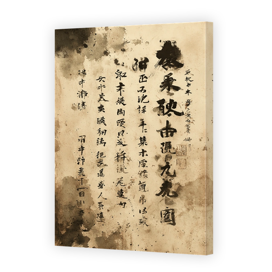 Traditional Japanese Calligraphy Art