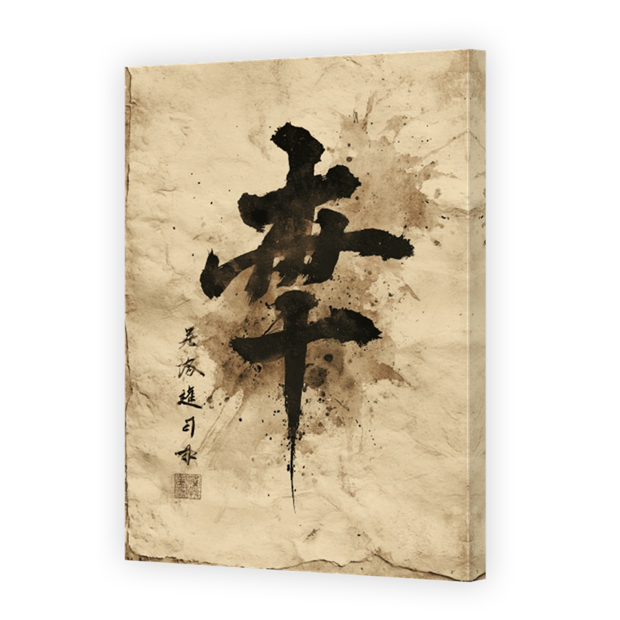 Serene Japanese Calligraphy Art