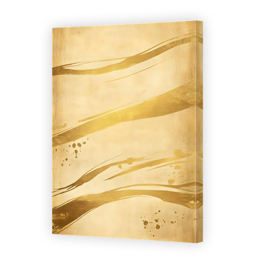 Elegant Abstract Gold Strokes