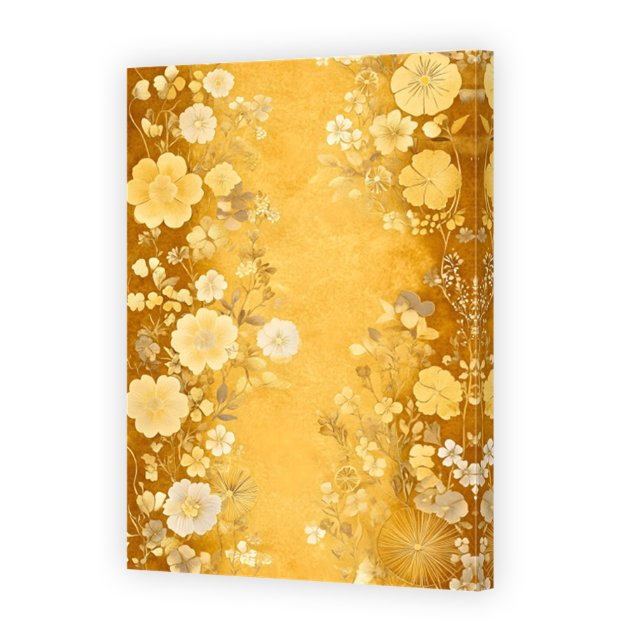 Elegant Gold Floral Pattern