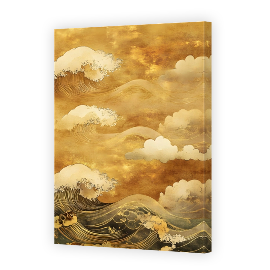Golden Waves Artwork