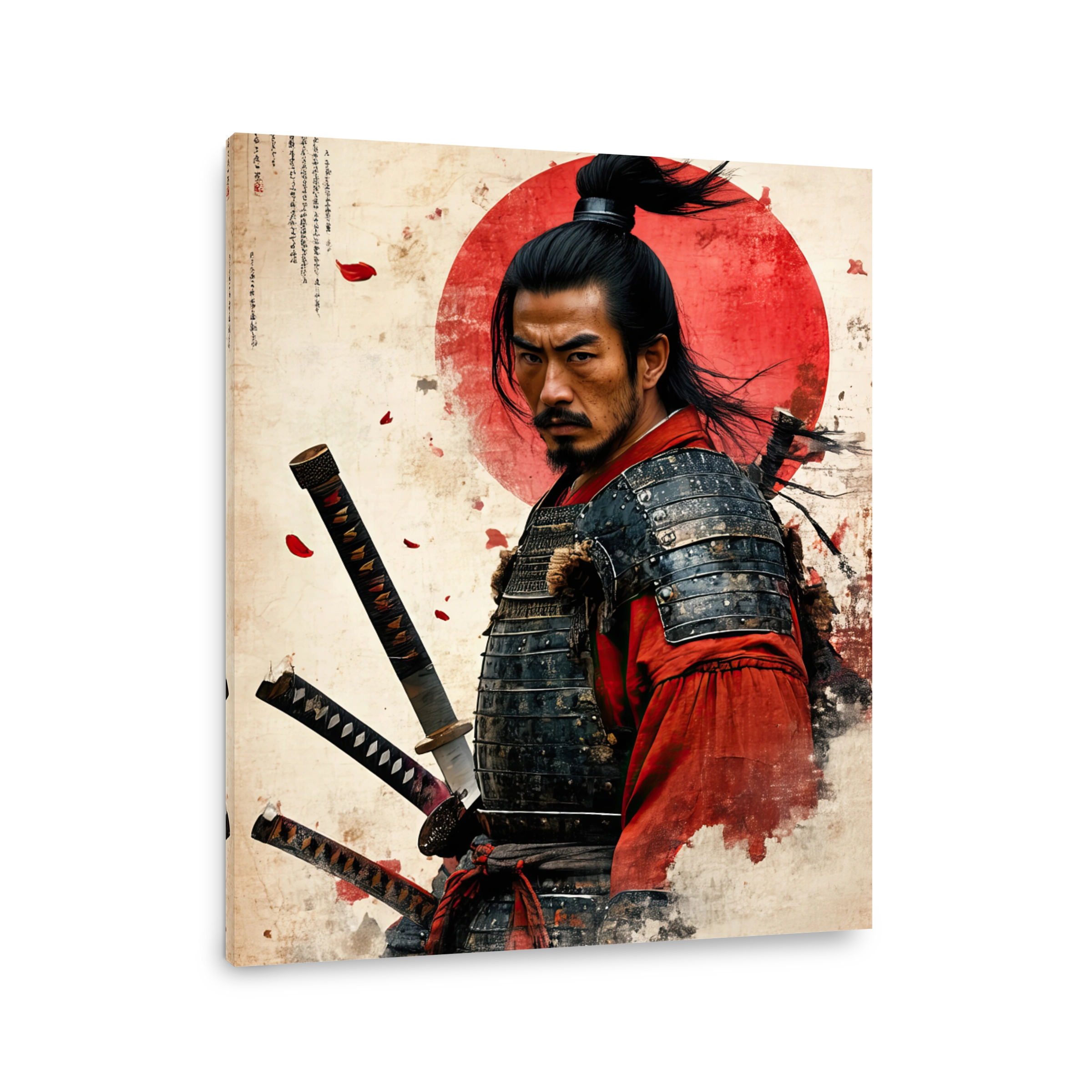 Intense Samurai Warrior Portrait
