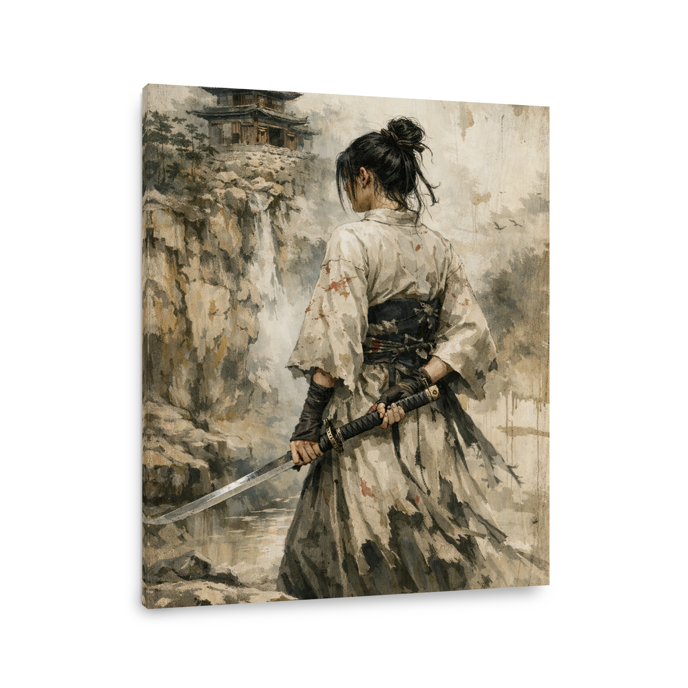 Samurai Woman with Katana