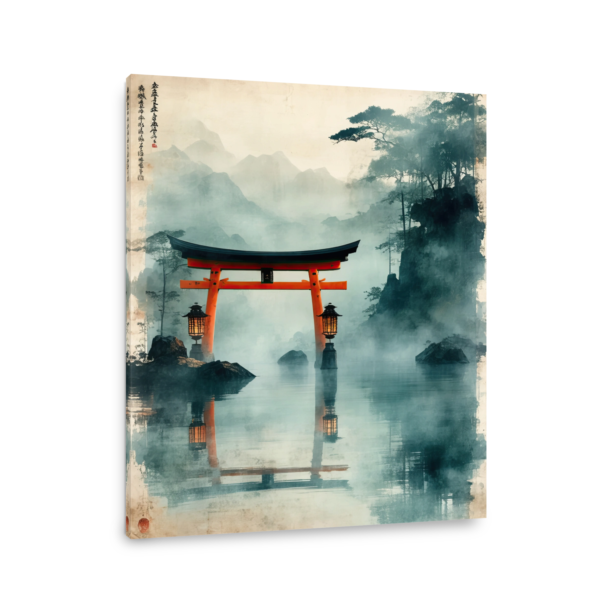 Mystical Torii Gate Reflection