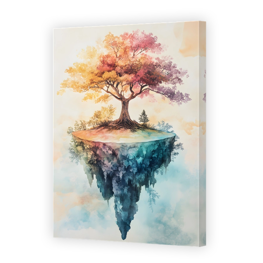 Dreamy Floating Island Tree