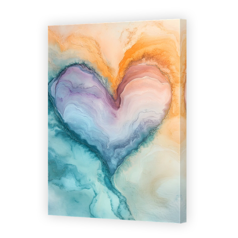 Abstract Heart Art