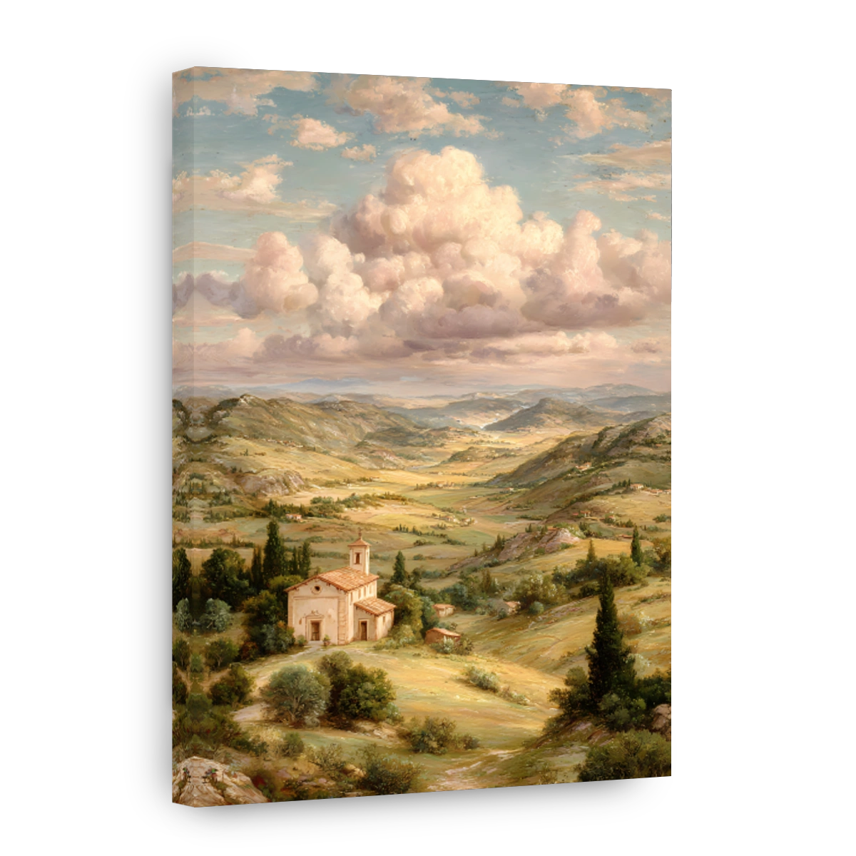 Serene Tuscan Landscape Painting