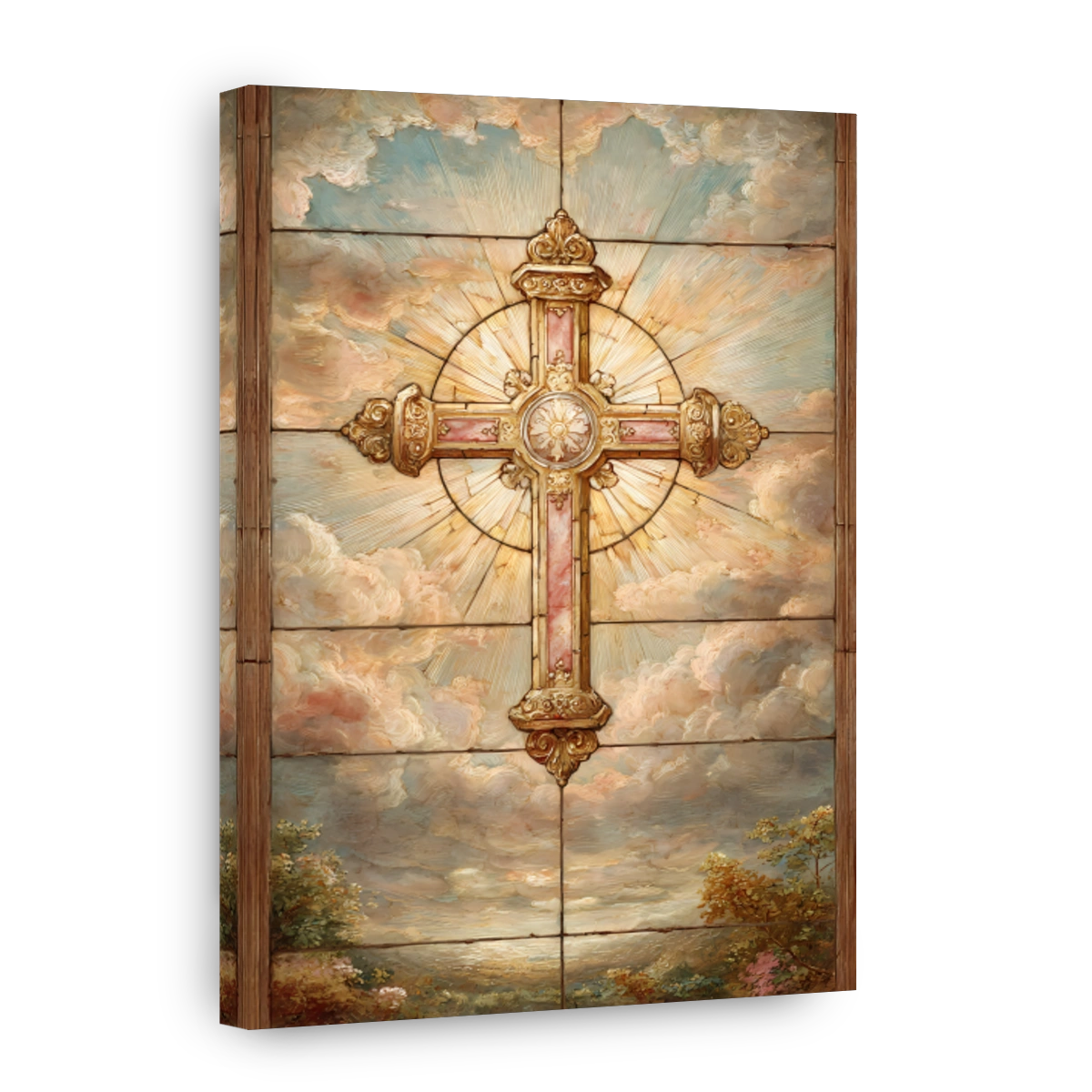 Ornate Cross with Divine Light